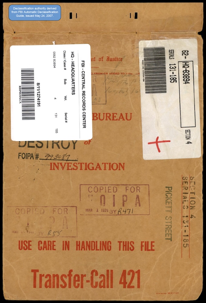 FBI spis 62-HQ-83894 — sekce 4